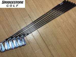 未使用 BRIDGESTONE GOLF(ブリヂストンゴルフ)201CB Dynamic Gold S200 スチール FLEX-S アイアン6本セット #5-9,PW