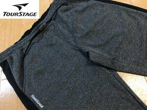 BBRIDGESTONEGOLFTOURSTAGE(ブリヂストンゴルフツアーステージ)秋冬 抗菌防臭 ジョガーロングパンツ 1234052C2T(ブラック)９４－１０４