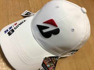 BRIDGESTONE GOLF(ブリヂストンゴルフ) 秋冬 Outlast(R)温度調整素材 BRIDGESTONE GOLFジャカードロゴ プロモデルキャップ CPWG21(WH)