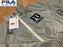 FILA GOLF(フィラゴルフ) 秋冬 撥水加工、蓄熱 2WAYフルジップジャケット 781-233Y(ホワイトブロックチェック)Ｌ_画像1