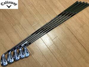 未使用 Callaway(キャロウェイ) EPIC FORGED STAR アイアン Speeder EVOLUTION for Callaway カーボンシャフト FLEX-R ＃6-9、PW