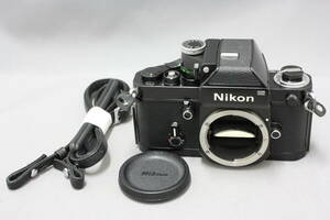 ■アキバカメラ■　ニコン（Nikon）　F2 フォトミック Body　ボディキャップ・ストラップ付
