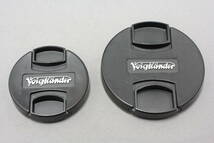 ■お得なセット！？■　フォクトレンダー（Voigtlander）　レンズフロントキャップ 43mm + 58mm 　■同梱不可■_画像1