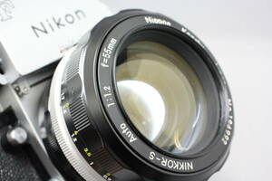 ■外観きれい！■　ニコン（Nikon）　ニコン F フォトミック FTN + NIKKOR-A Auto 55mm F1.2　■分解・研究等に！？■