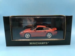 【１円スタート】1/43 ミニチャンプス　ポルシェ 911 turbo 1999 オレンジメタリック　MINICHAMPS Porsche 911 turbo 1999 Orange 　 4120 