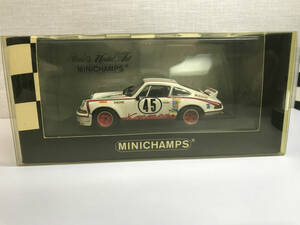 【１円スタート】1/43 ミニチャンプス ポルシェ 911 カレラ RSR2.8 ルマン24時間 1973 #45 Kreme / Keller　MINICHAMPS Porsche 4120 