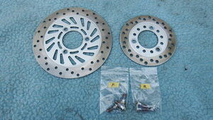 HRC NSF100 new car removing rom and rear (before and after) disk rotor set bolt attaching 45251-KTK-003 43251-KTK-003