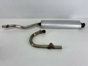  prompt decision HRC NSF100 new car removing original muffler exhaust pipe set 