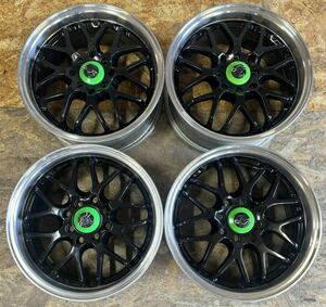 【希少！】RACING SPARCO NS2 15インチ ホイール 6.5J ＋45 PCD100 114.3 4H ロードスター ヴィッツ フィット MR-S 希少 当時物 スパルコ