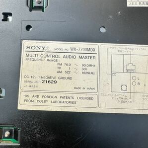 【希少！】SONY ソニー WX-7700MDX MDLP AUX 2Dサイズ CD MD デッキ オーディオの画像4