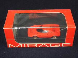 MIRAGE ミニカー＜Lancia Stratos HF Prototype 1971＞(Red) 8447 1:43 SCALE MODEL PRODUCED BY HPI ケース入り 箱入り