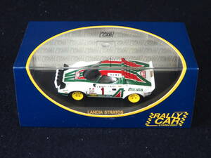 RALLY CAR Collection ミニカー＜LANCIA STRATOS S.MUNARI-S.MAIGA Rallye Monte Carlo 1977＞ALT18 ケース入り 箱入り