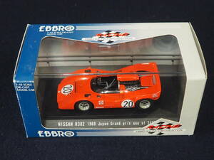 EBBRO ミニカー＜NISSAN R382 1969 Japan Grand prix＞(RED) 533 1:43 SCALE EBBRO RACING CAR COLLECTION ケース入り 箱入り