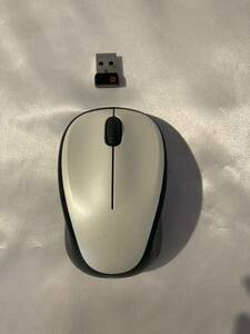 送料無料　Logicool ロジクール ワイヤレスマウス M235 ホワイト　エレコム　USB ワイヤレス　マウス　パソコン