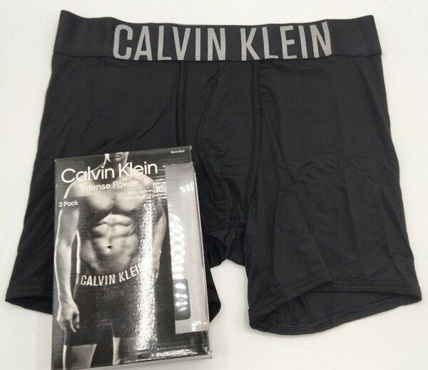 Calvin Klein(カルバンクライン) ボクサーブリーフ 黒 2枚（Sサイズ１枚 Ｍサイズ１枚）NB2594