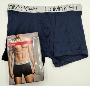 【Lサイズ】Calvin Klein(カルバンクライン) メンズボクサーパンツ ネイビー 1枚 男性下着 NP2213O