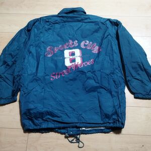 コーチジャケット 90s バックプリント ストリート ヴィンテージ