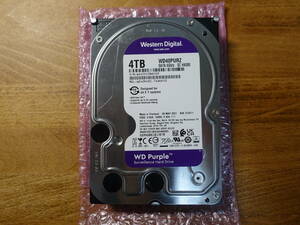 Western Digital WD40PURZ/HDD/4TB/CMR/64MBキャッシュ/監視稼働対応/中古/④