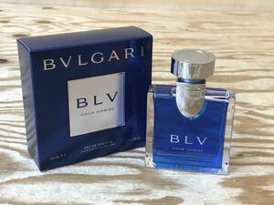 mJ コンパクト ブルガリ ブルー プールオム オードトワレ 30ml BVLGARI 香水 ※開封済未使用品、長期保管品、外箱にスレなどの難有り