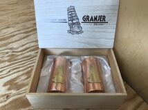 mA 60 カッパーウェア グランジャー 純銅 ビアカップ タンブラー 2客 セット COPPER WEAR GRANJER ※難あり、外箱汚れあり_画像1