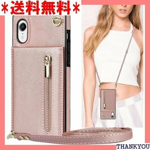 * iPhone XR case notebook type shoulder Cross ti case card inserting smartphone case mobile cover pink 202