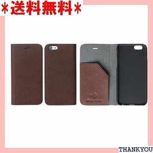 SAFFIANO 手帳型レザーケース iPhone 6 lus/6s Plus用 ブラウン QD-7780-BR 5