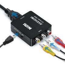 RCA to HDMI変換コンバーター AV to HDMI 変換 コンバーター アナログ RCA コンポジット （赤、白、黄） 3色端子 _画像6