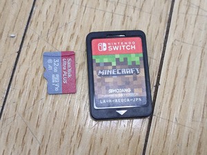 ■Nintendo任天堂 Switchスイッチ用ソフト マインクラフトと32GB SDカード