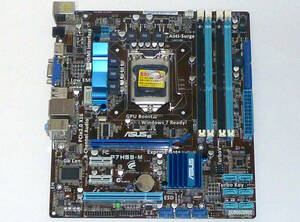 ASUS P7H55-M マザーボード Intel H55 LGA 1156 　ＣＰＵ（i3-530)とメモリ(4G)付き