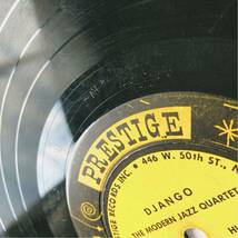 #2935【希少な名盤】モダン・ジャズ・カルテット Modern Jazz Quartet Django RVG Jazz LPレコード ジャズ Prestige 7057 St NYC DG VG_画像6