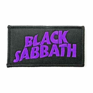 Black Sabbath アイロンパッチ／ワッペン ブラック・サバス Wavy Logo
