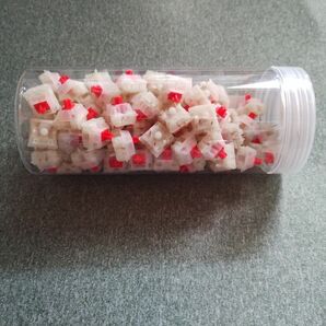 Gateron Milky Red(KS-3X1 MILKY SWITCH) 90個 未使用