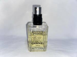 シャネル　ＣＨＡＮＥＬ　エゴイスト　プラチナム　オードトワレ　ヴァポリザター　５０ｍｌ