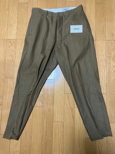 YAECA ヤエカ CHINO CLOTH PANTS WIDE TAPERED CHESTNUT チノパン　サイズ30