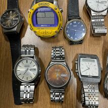 （ジャンク品）SEIKO 腕時計 セイコー 時計 アンティーク クオーツ 昭和レトロ 当時物 大量セット まとめ売り_画像2