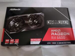 ASRock RX6600 Challenger D 8G RX6600 CLD 8G 中古品