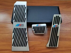 新品 BMW M 高品質 スポーツ アルミペダル 穴あけ不要タイプ 5 6 7シリーズ シルバーX3 X4 E60 E61 F65 E63 F01 F10 F11 F07 F06