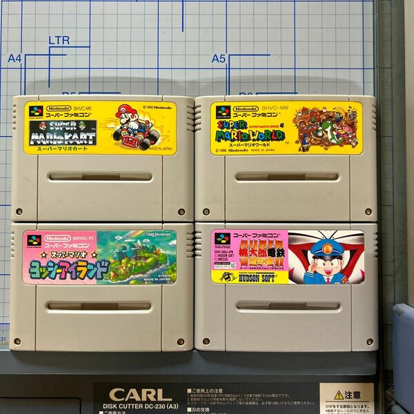 スーパーファミコンソフト4本セット SFC