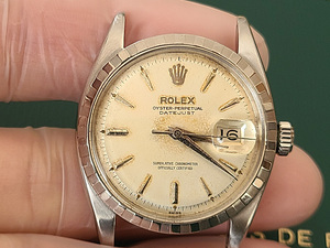 1959年製　ROLEX 6605 CAL 1066 DATEJUST 激レア　褪色ダイアル　程度良し　程度良好　本体のみ