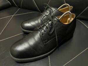 極美品 REGAL Walker リーガル V/E 627 24.5cm レザーシューズ ビジネスシューズ 革靴 本革 プレーントゥ メンズ ブラック 黒 日本製 