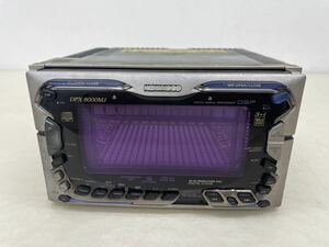 ☆ケンウッド製 2DIN CD/3MDデッキ DPX-8000MJ 配線付き CD MD カーステレオ KENWOOD 希少 当時物 未確認 現状品