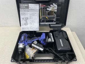 【ほぼ未使用】HiKOKI ハイコーキ コードレスインパクトドライバ FWH14DGL 充電器 UC18YKSL バッテリー BSL1415S 取説 ケース付き 動作品