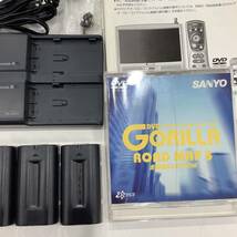 ＊【ジャンク・通電確認済】サンヨー SANYO GORILLA ゴリラ NV-DV300(S) ポータブルDVDナビゲーション 2002年製_画像8