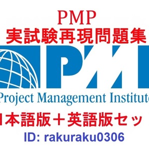PMI PMP ４月最新版【日本語版＋英語版】プロジェクトマネジメントプロフェッショナル資格認定実試験問題集【オプション：返金保証】①の画像1