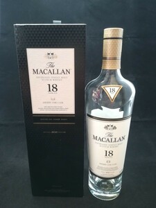 【空瓶】The MACALLAN ザ・マッカラン 18年 700ml 43% （サントリー正規）箱付
