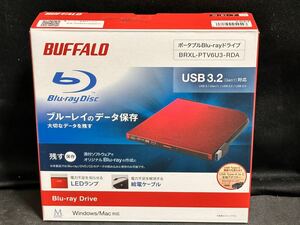 ポータブルBlu-rayドライブ BRXL-PTV6U3-RDA バッファロー BUFFALO 　●