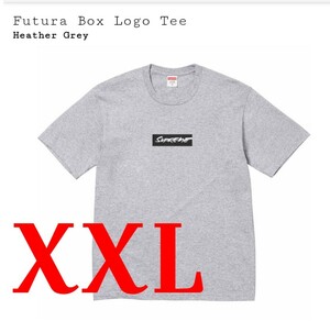 定価スタート☆XXLサイズ☆Supreme Futura Box Logo Tee シュプリーム フューチュラ ボックス ロゴ Tシャツ ヘザーグレー