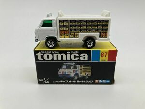 A1-305 トミカ 黒箱 トミー TOMY TOMICA ミニカー 保管品 日本製 NO.87 日産キャブオール ルートトラック