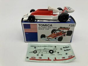 A1-448 当時物 レトロ トミカ 外国車シリーズ トミー TOMICA ミニカー 保管品 日本製 F39 マクラーレン M26 フォード マルボロ