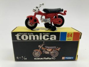 A1-524 トミカ 黒箱 トミー TOMY TOMICA バイク 保管品 日本製 NO.84 スズキ バンバン 90 suzuki vanvan